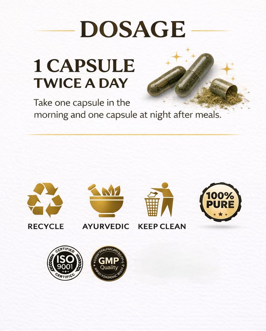 Shilajit Veg Capsules For Men - Force | Enhances Strength, Power, Energy & Stamina | Natural Premium Extracts | Shilajit, Ashwagandha, Gokshura, Safed Musali & Other Ayurvedic Action Herbs - Image 7