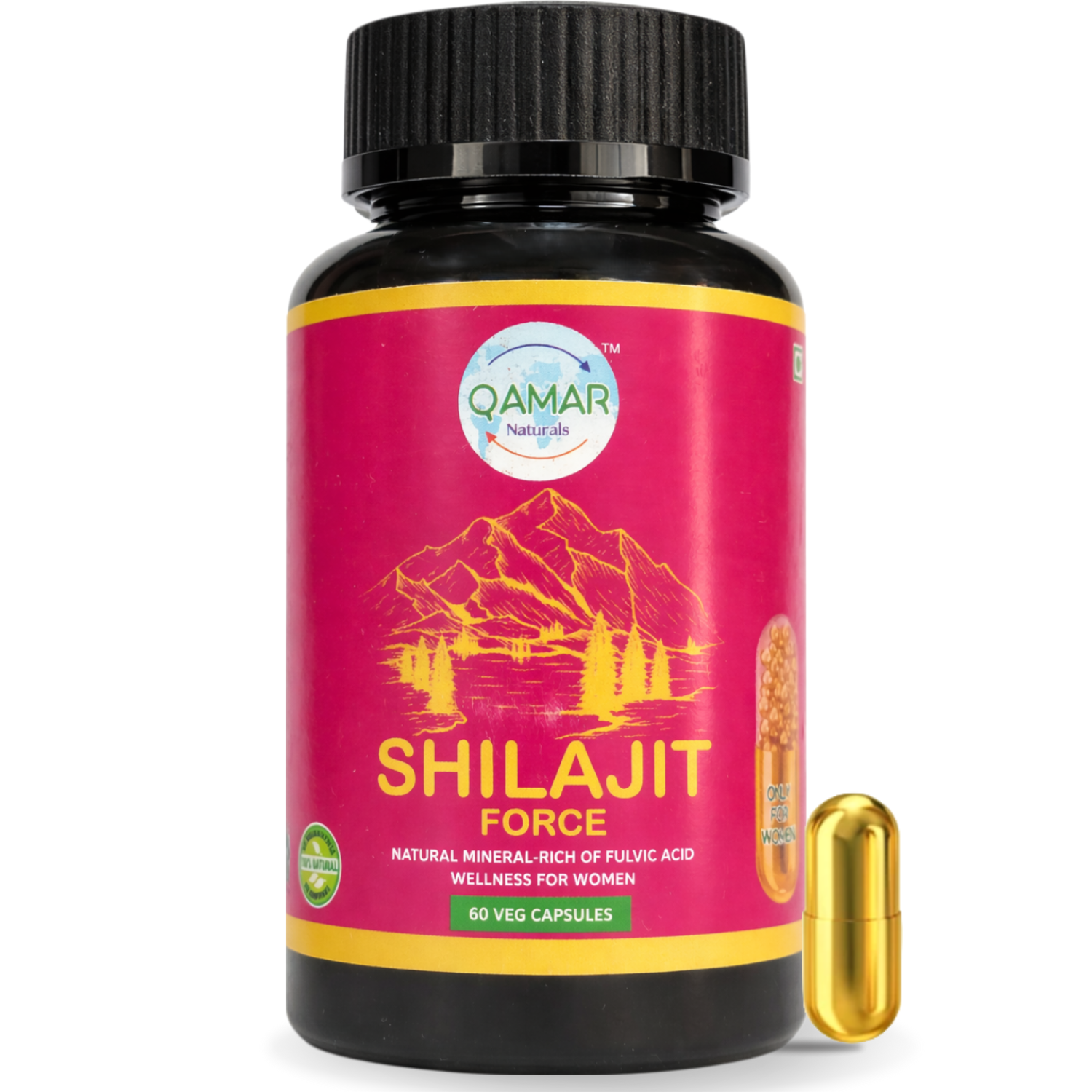 Shilajit Capsule for Women | Fulvic Acid & Mineral-rich for Energy & Immunity